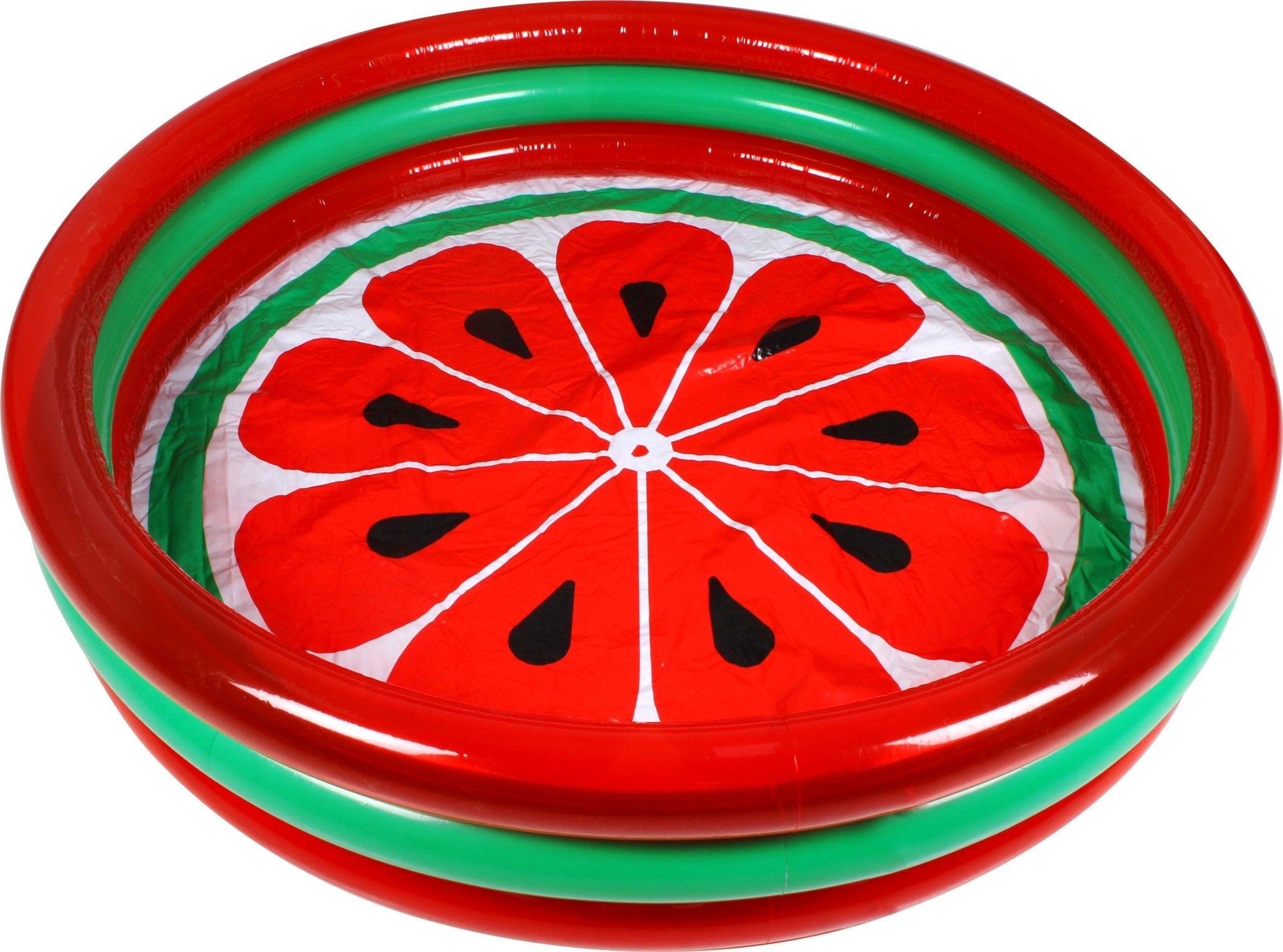 Inflatable 3 Ring Watermelon Kiddies Pool 155x25cm - Ages 3+