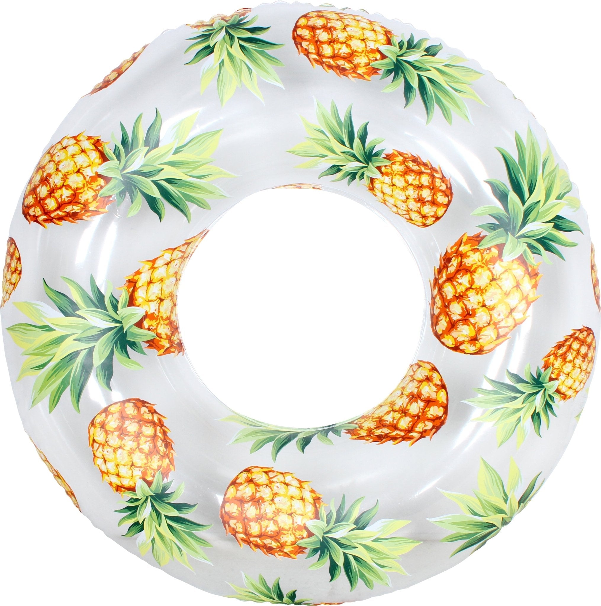 Extra Large Inflatable Pineapple Swim Ring 90cm