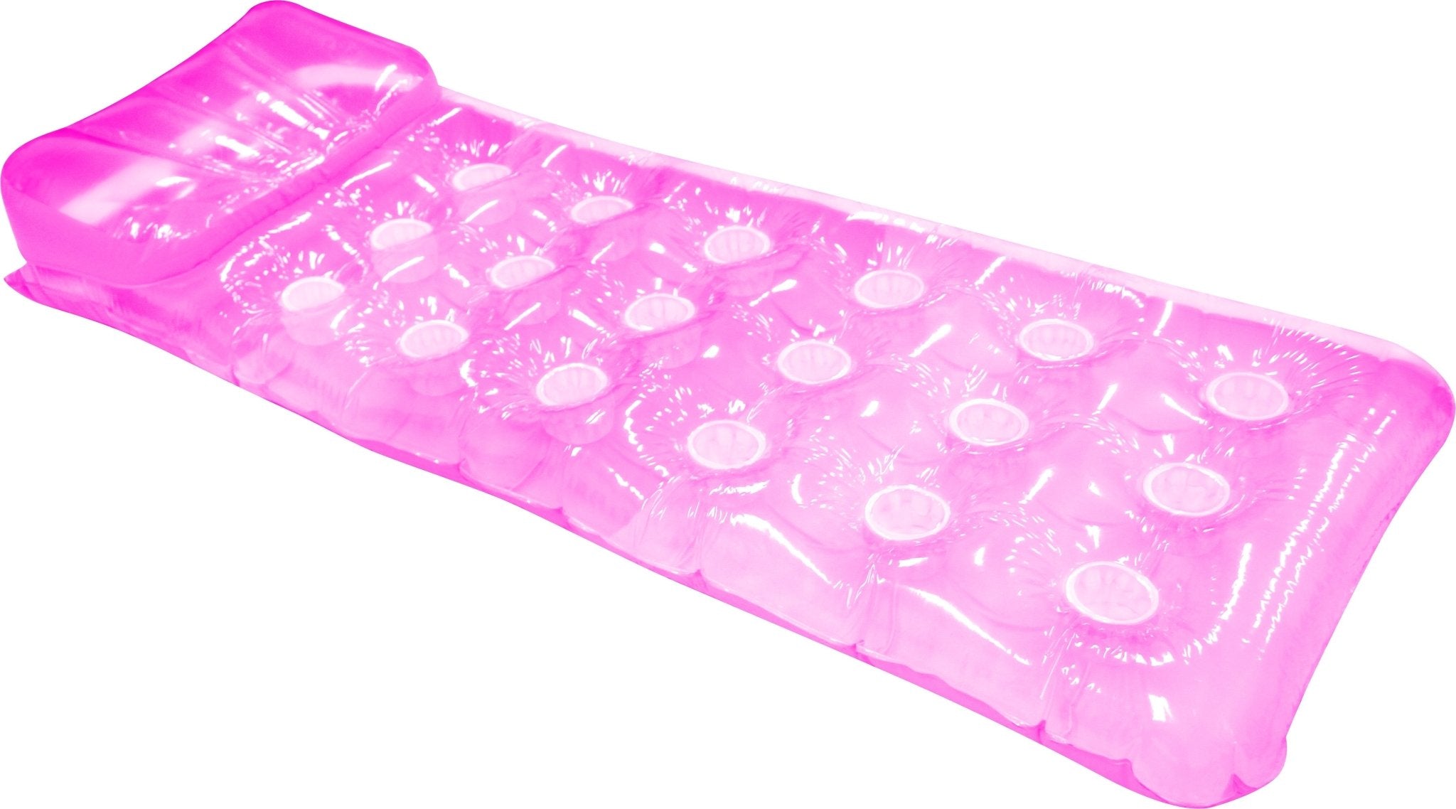 Inflatable Air Mattress 183x71cm - Pink or Blue