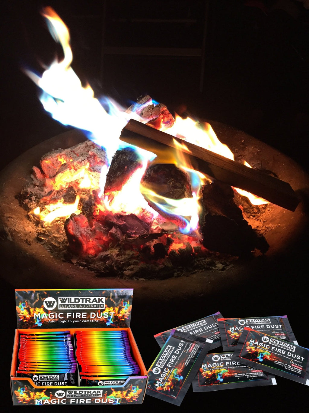 Magic Colour Fire Flame 15g Sachet Single