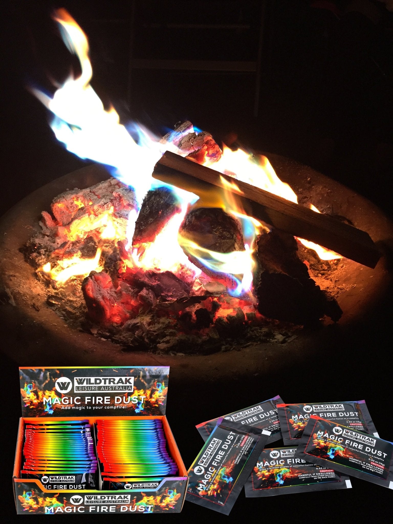 Magic Colour Fire Flame 15g Sachet Single