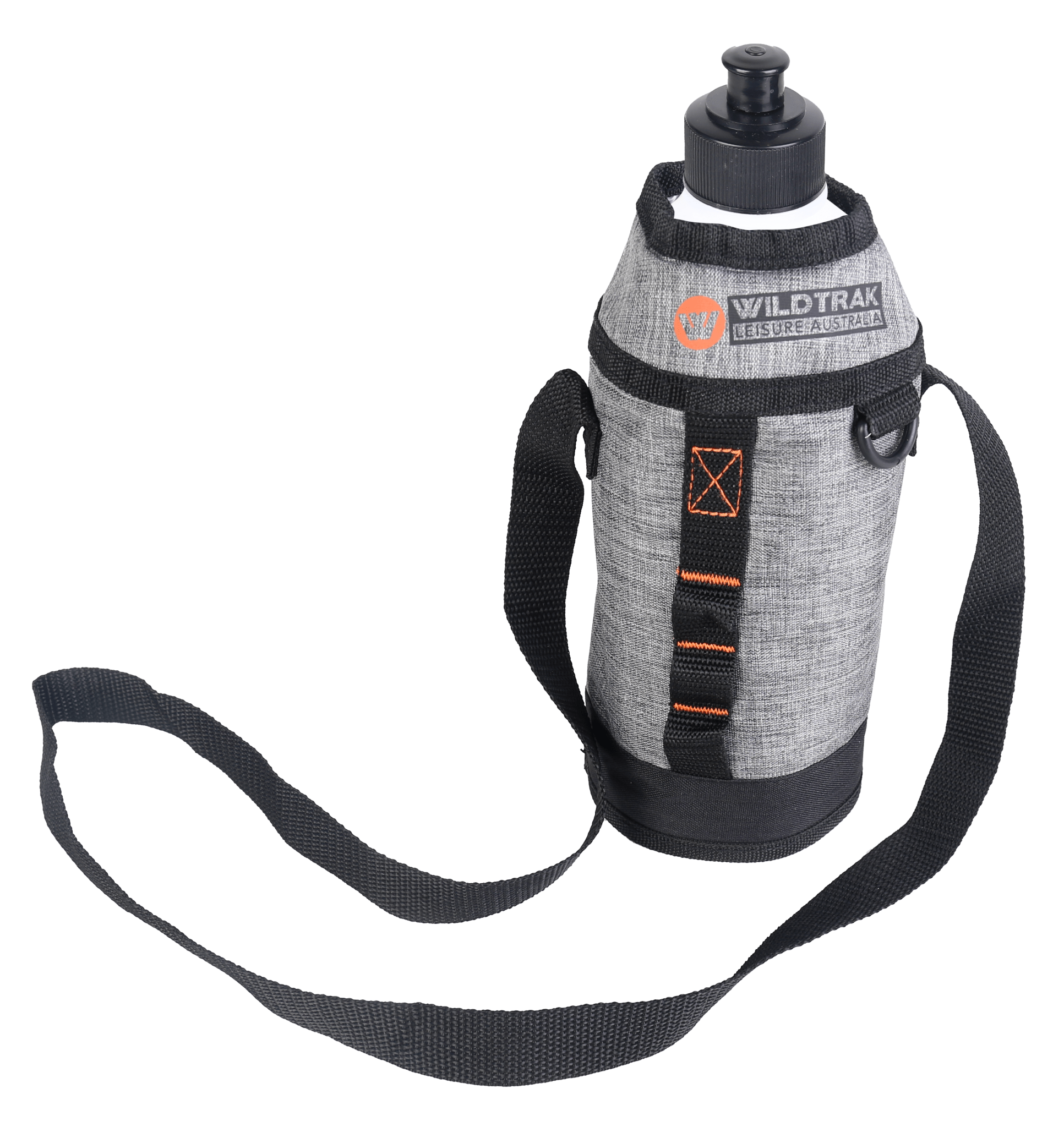 1L Trekker Hydration Bottle with Removable Insulated Wrap Sipper Cap and Shoulder Strap.