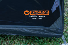 3m Gazebo Ultra Fine Mesh Inner Tent, Large Double D Zippered Doors, Insect Protection Playroom with Pegs and Carry Bag - UNIVERSAL FITS MOST 3M GAZEBOS