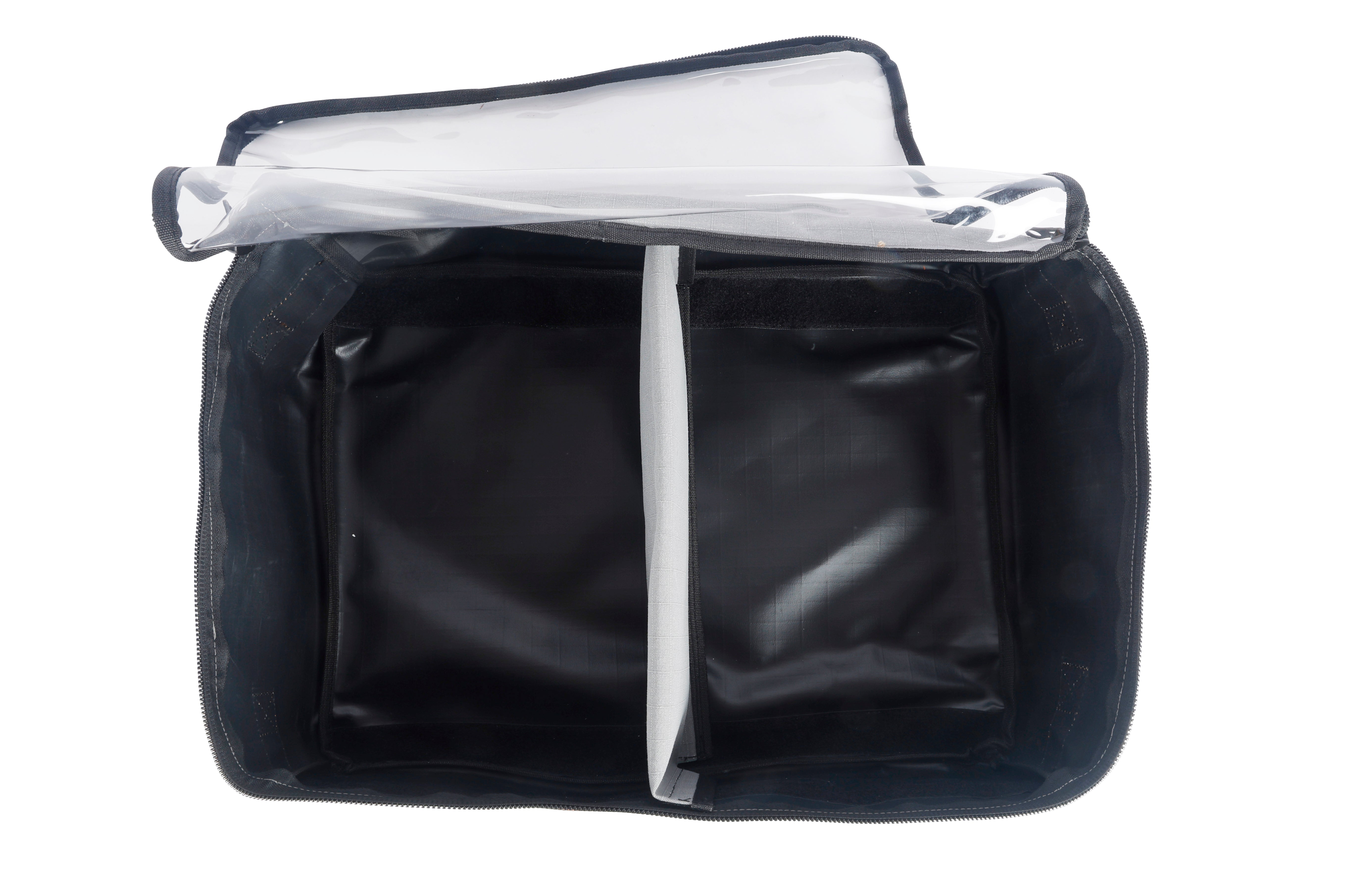 LARGE CANVAS CLEAR TOP STORAGE BAG - 400GSM RIPSTOP CANVAS