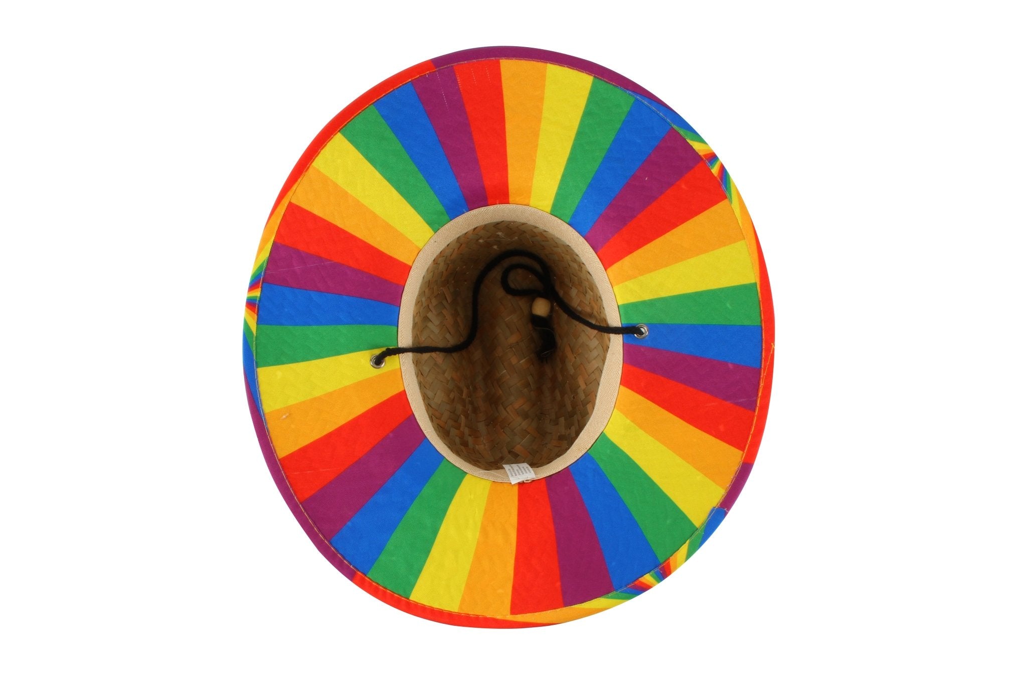 Surfer Wide Brim Beach Hat Rainbow 47x43cm