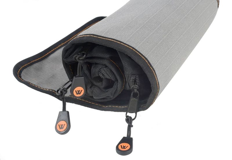 Wildtrak™ Hangable Camping Storage Organiser Utility Roll for Toiletries, Kitchen Utensils, Tools & More - 400GSM Ripstop Canvas (60x24cm)