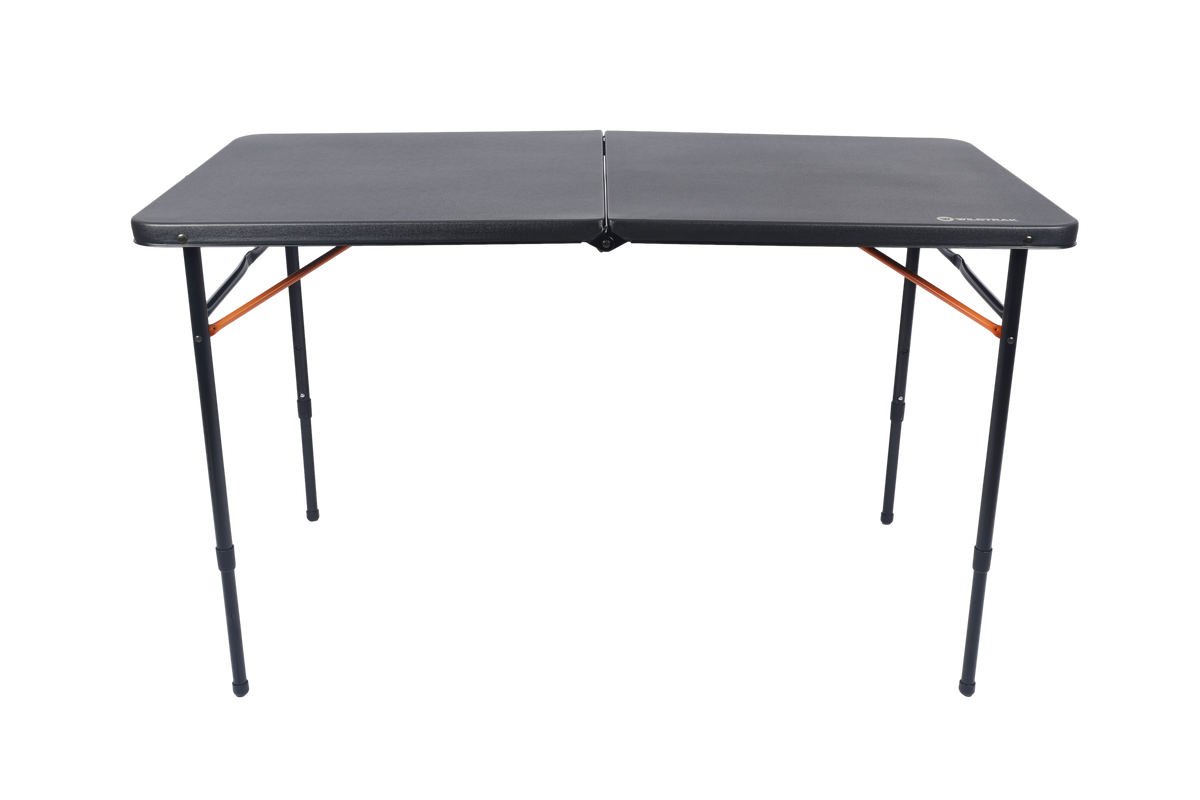 4 FT ADJUSTABLE HEIGHT BIFOLD TABLE Wildtrak Leisure Australia