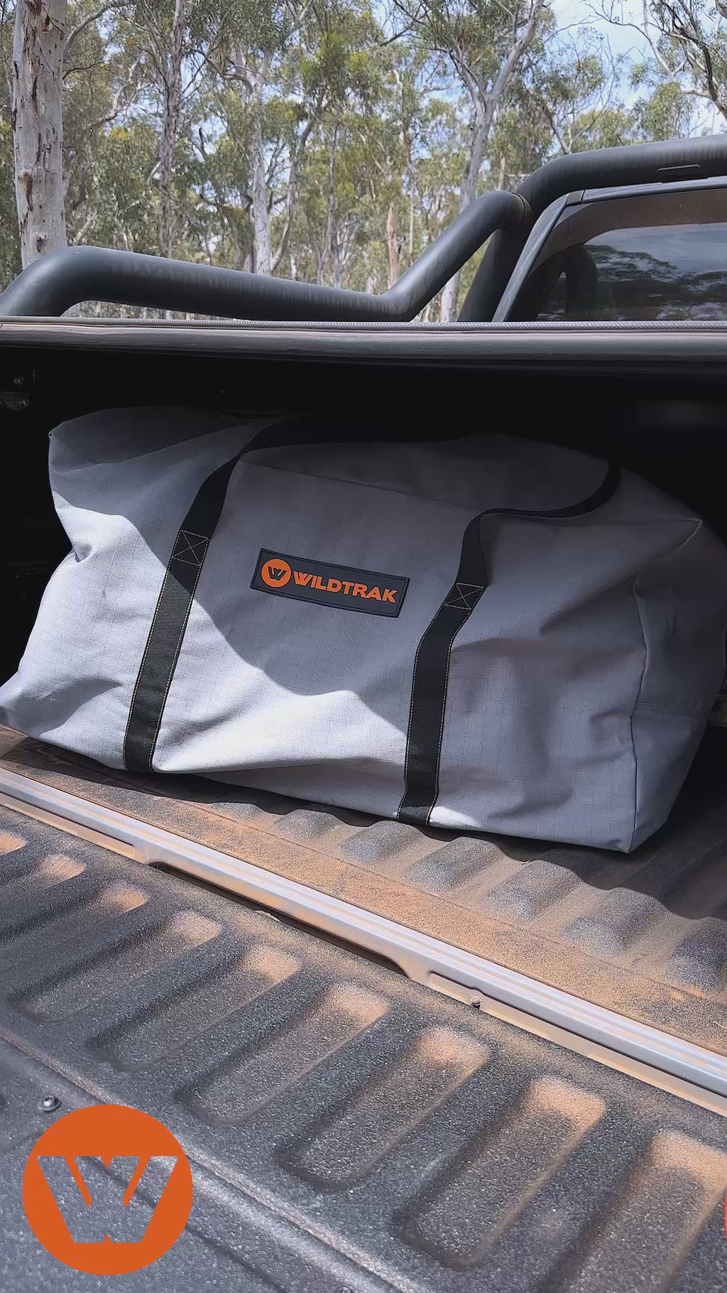 Wildtrak XL Heavy-duty 400GSM Ripstop Canvas Duffle Bag 80x40x40cm