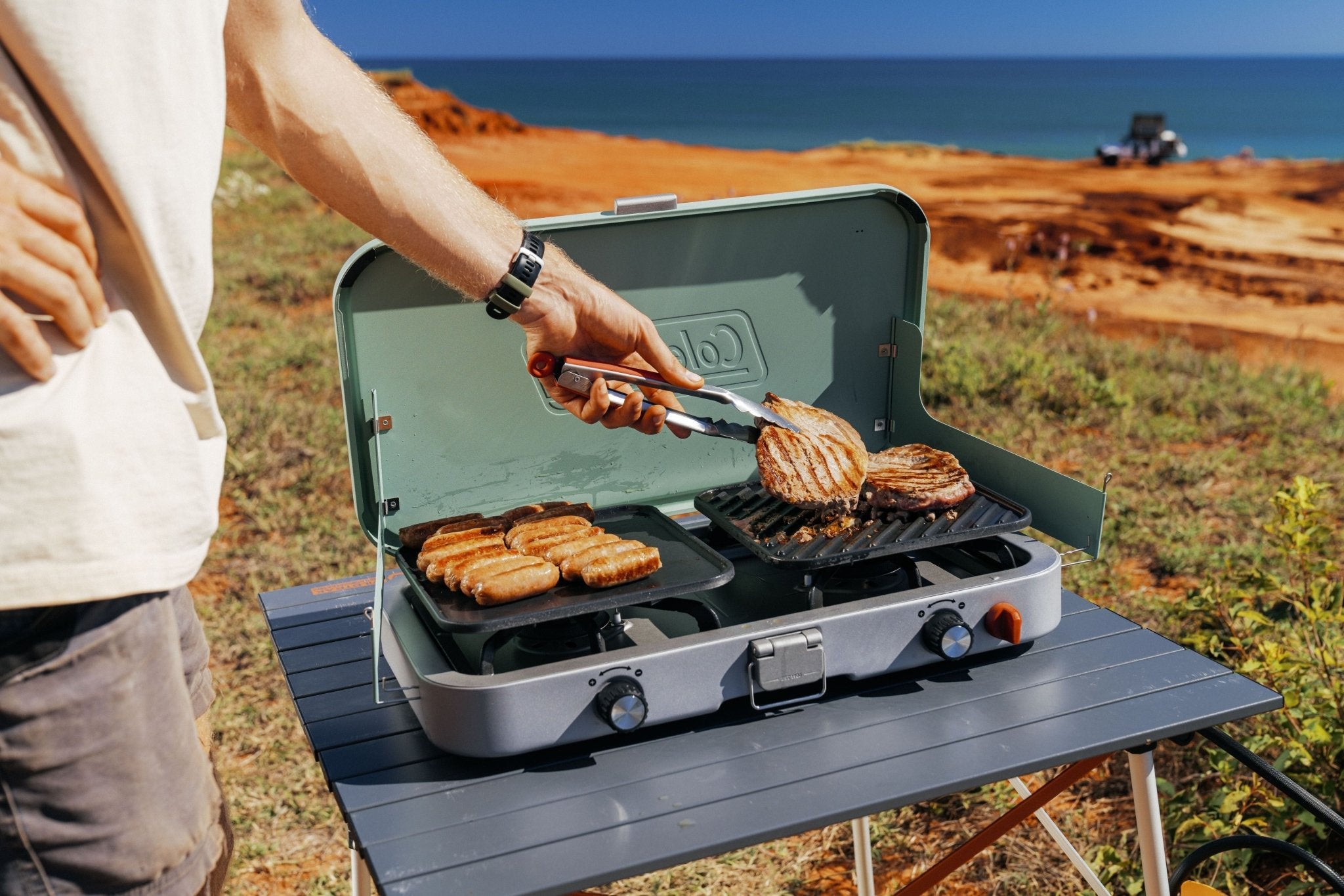 Cascade Portable Stool Coleman Cascade™ 3-in-1 Camping Stove, Portable, Easy to Clean, Durabl ...