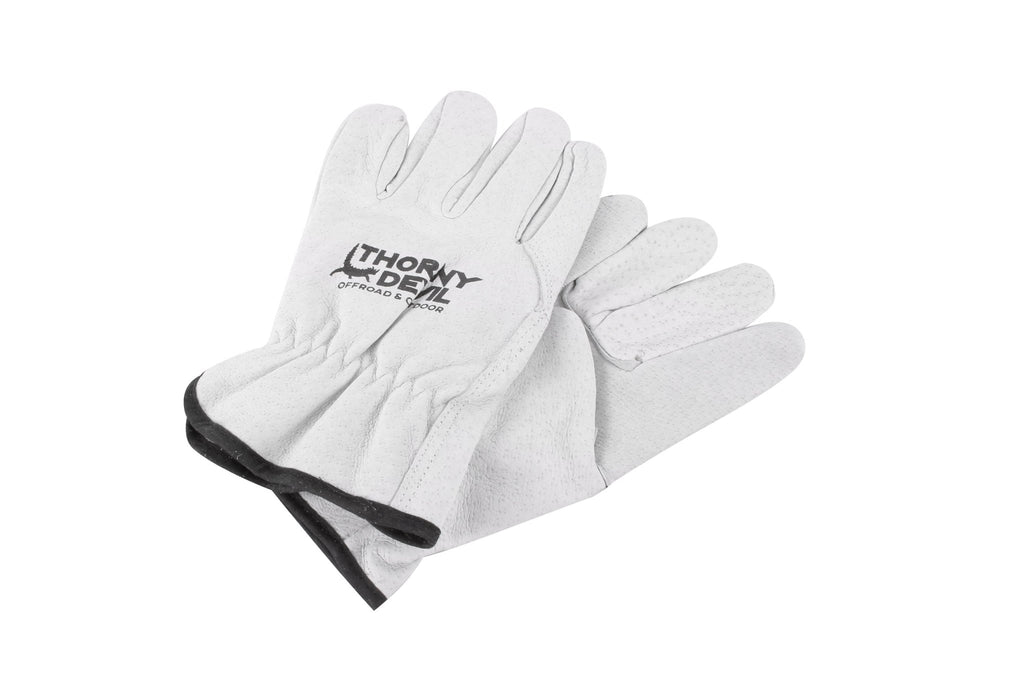 Leather Recovery Gloves, Heavy Duty, Work Safety - One Size Fits Most