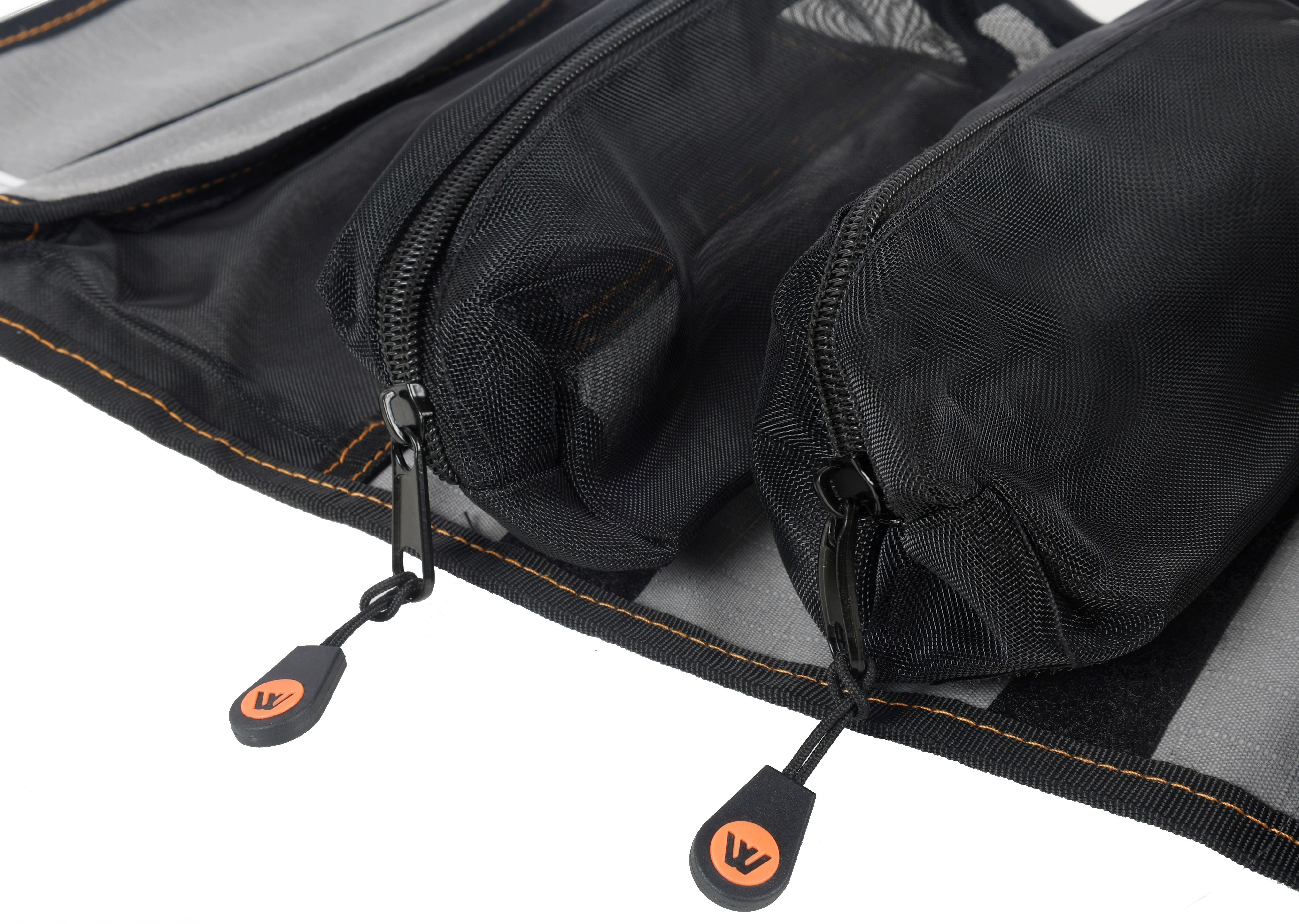 Wildtrak™ Hangable Camping Storage Organiser Utility Roll for Toiletries, Kitchen Utensils, Tools & More - 400GSM Ripstop Canvas (60x24cm)