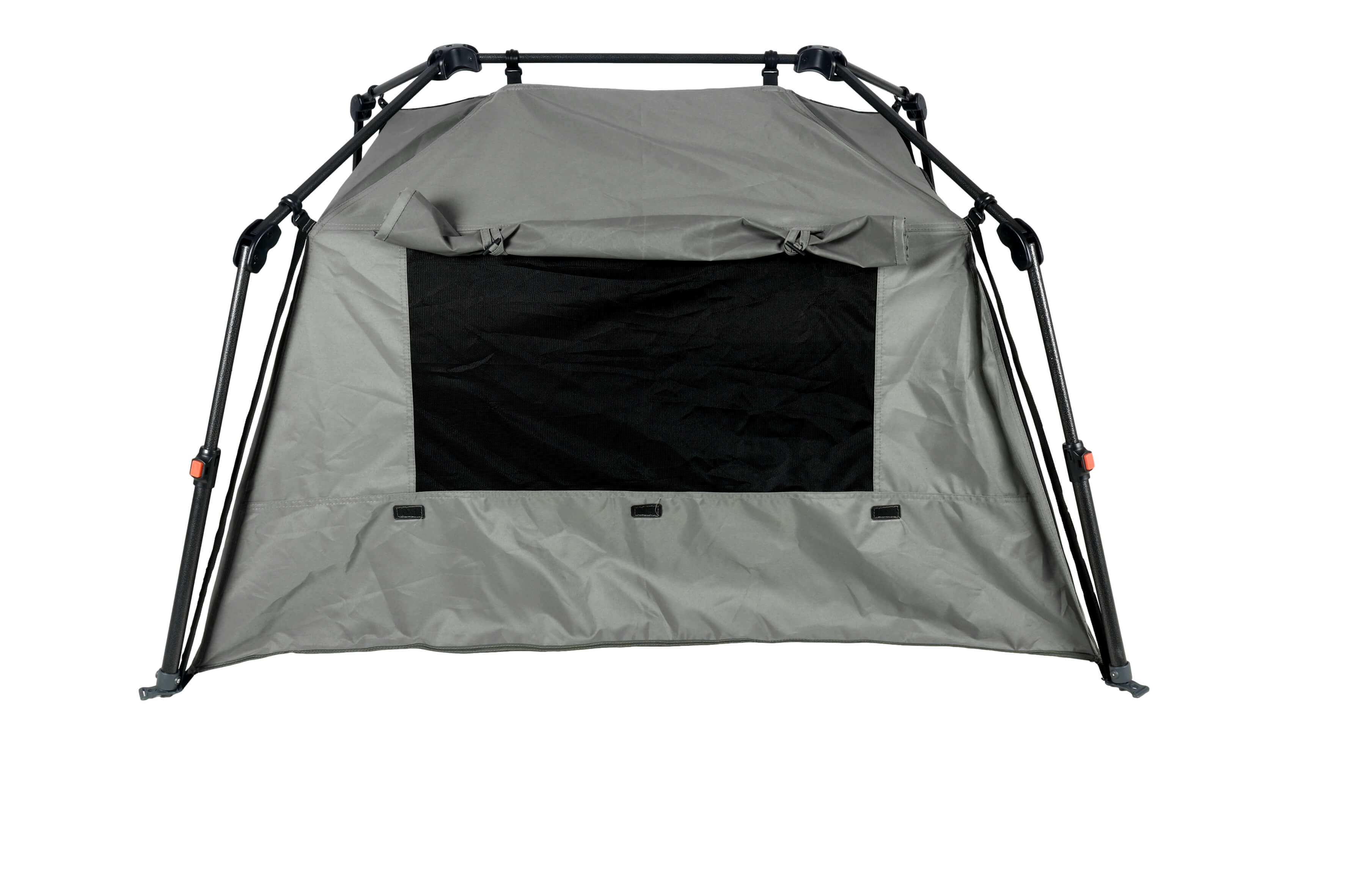 Pop up Wildtrak dog tent providing an easy outdoor travel shelter for your dog.