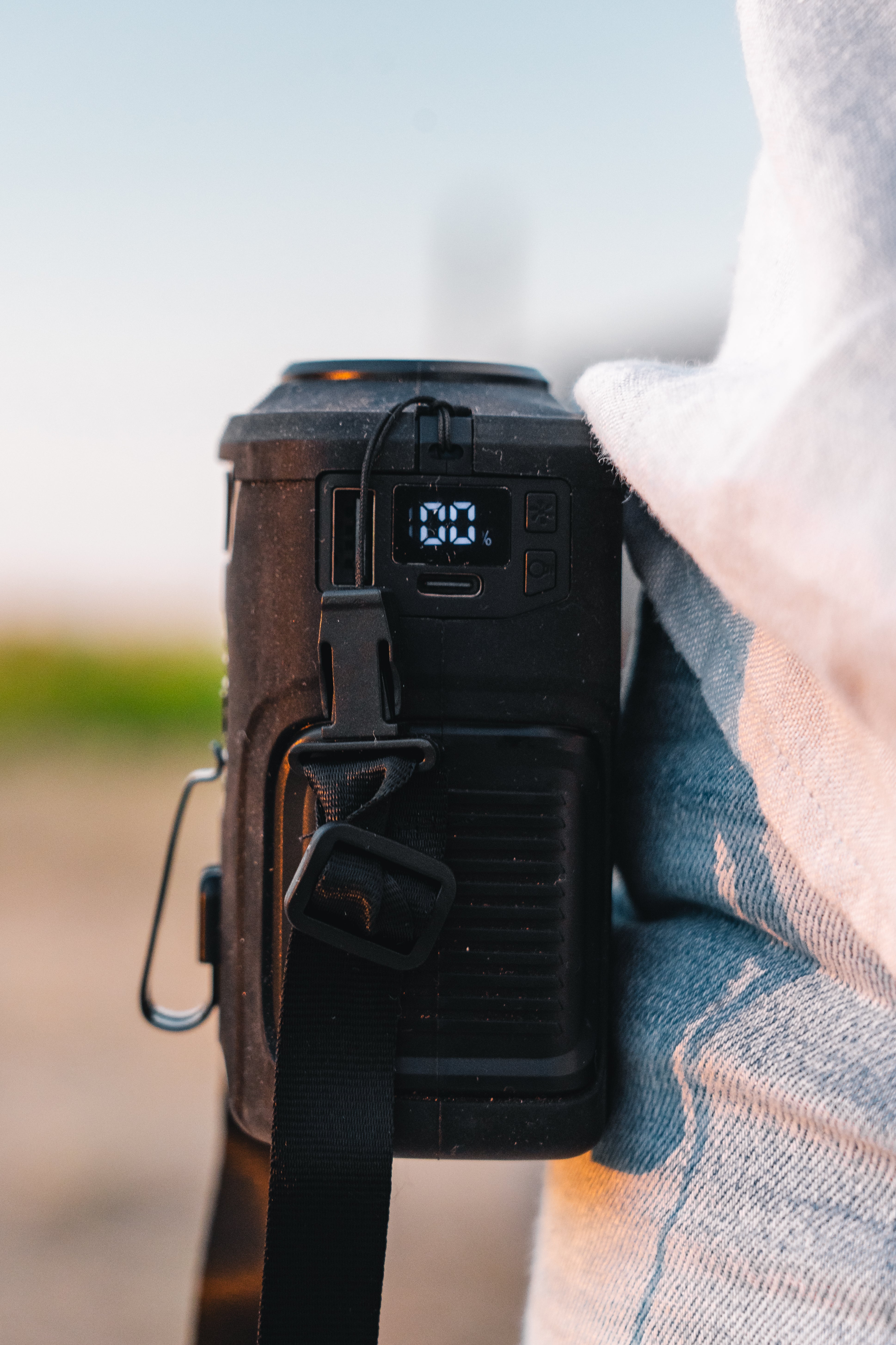 Tropics Hip Fan | 6000mAh Rechargeable Portable Fan | Hands-Free Cooling for Camping, Travel & Outdoor Use