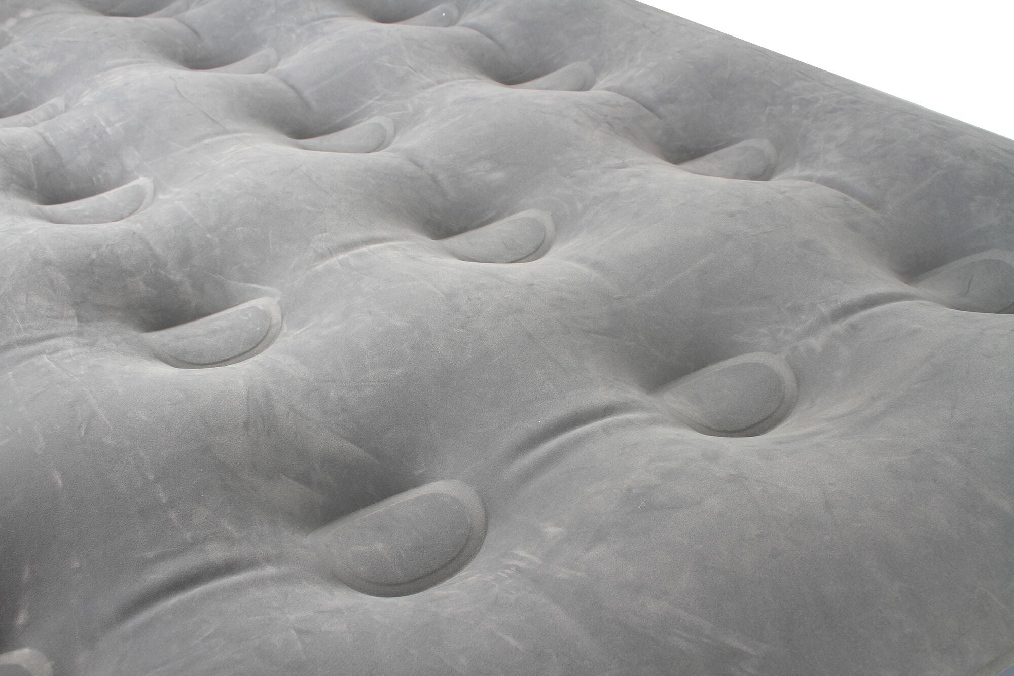 QUEEN COIL BEAM FLOCKED AIRBED