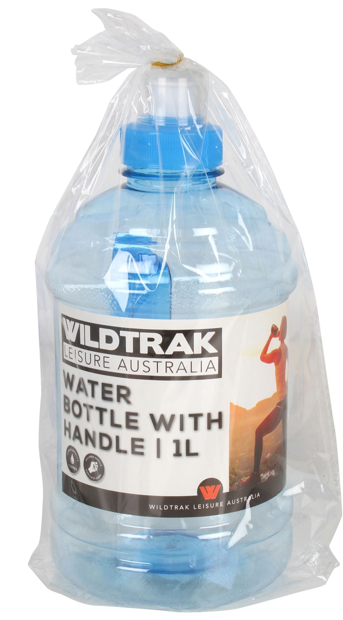 1L Action Hydration Water Bottle with Sipper and Heavy Duty Handle.