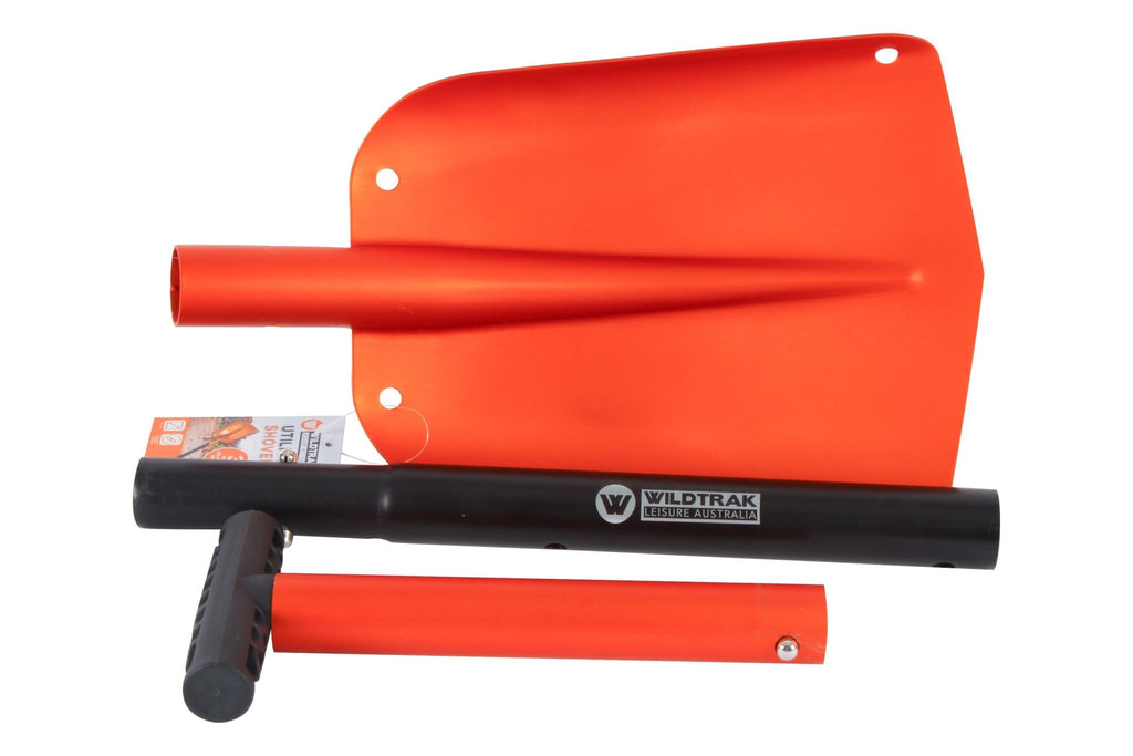 3 Piece Aluminum Utility Shovel, Lightweight, Collapsible 82cm