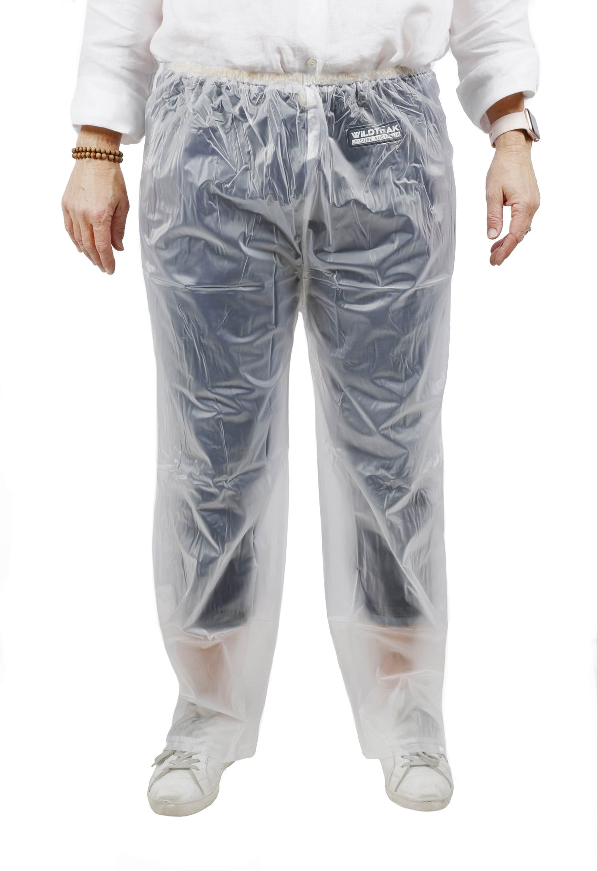 RAINCOAT PANTS ADULT FEMALE TRANSPARENT LARGE