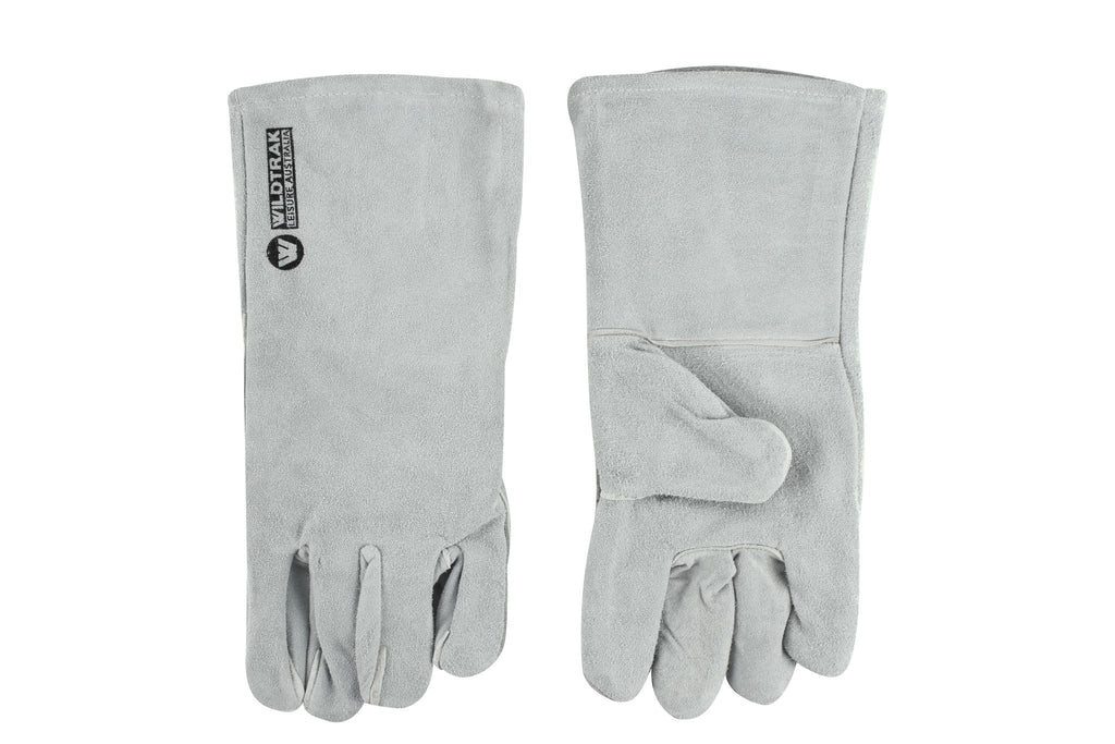 S/2 Large Leather Work Welding Camping Gloves