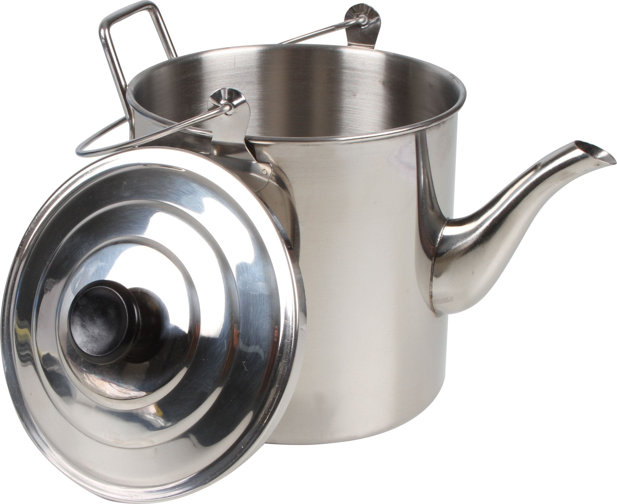 2.8L Stainless Steel Billy Teapot with Handle and Lid