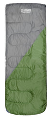 Wildtrak™ Gibb Sleeping Bag, 10-15°C, Breathable Lining, Auto Locking Zip, Sewn-through Construction, Sewn in Pocket, Hanging Loop (70 x 180cm)