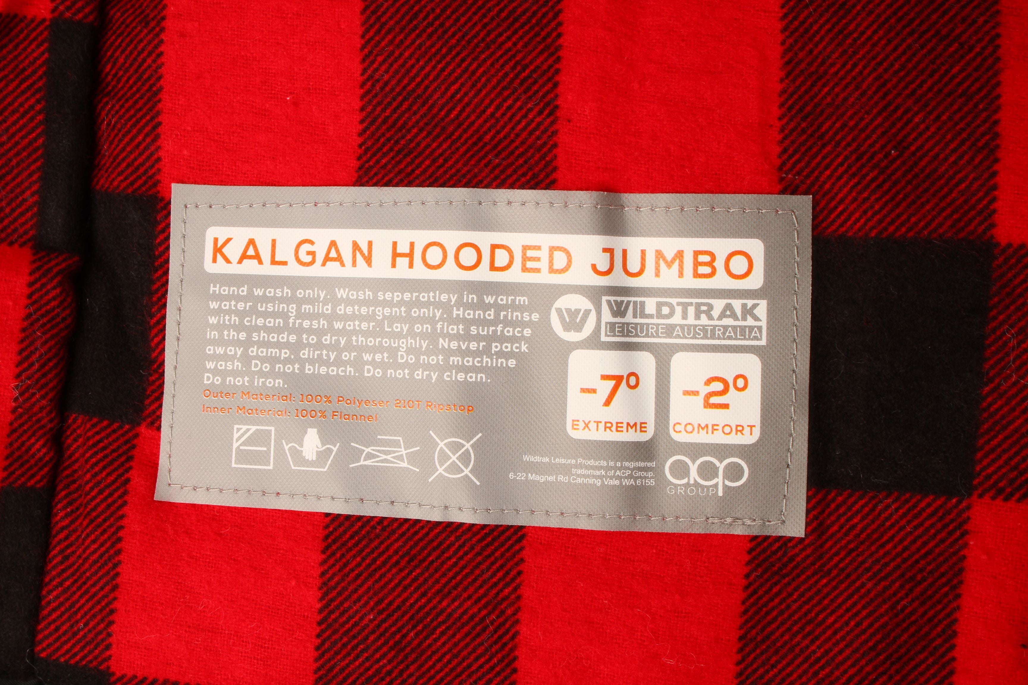 KALGAN HOODED JUMBO SLEEPING BAG | -2 TO -7c