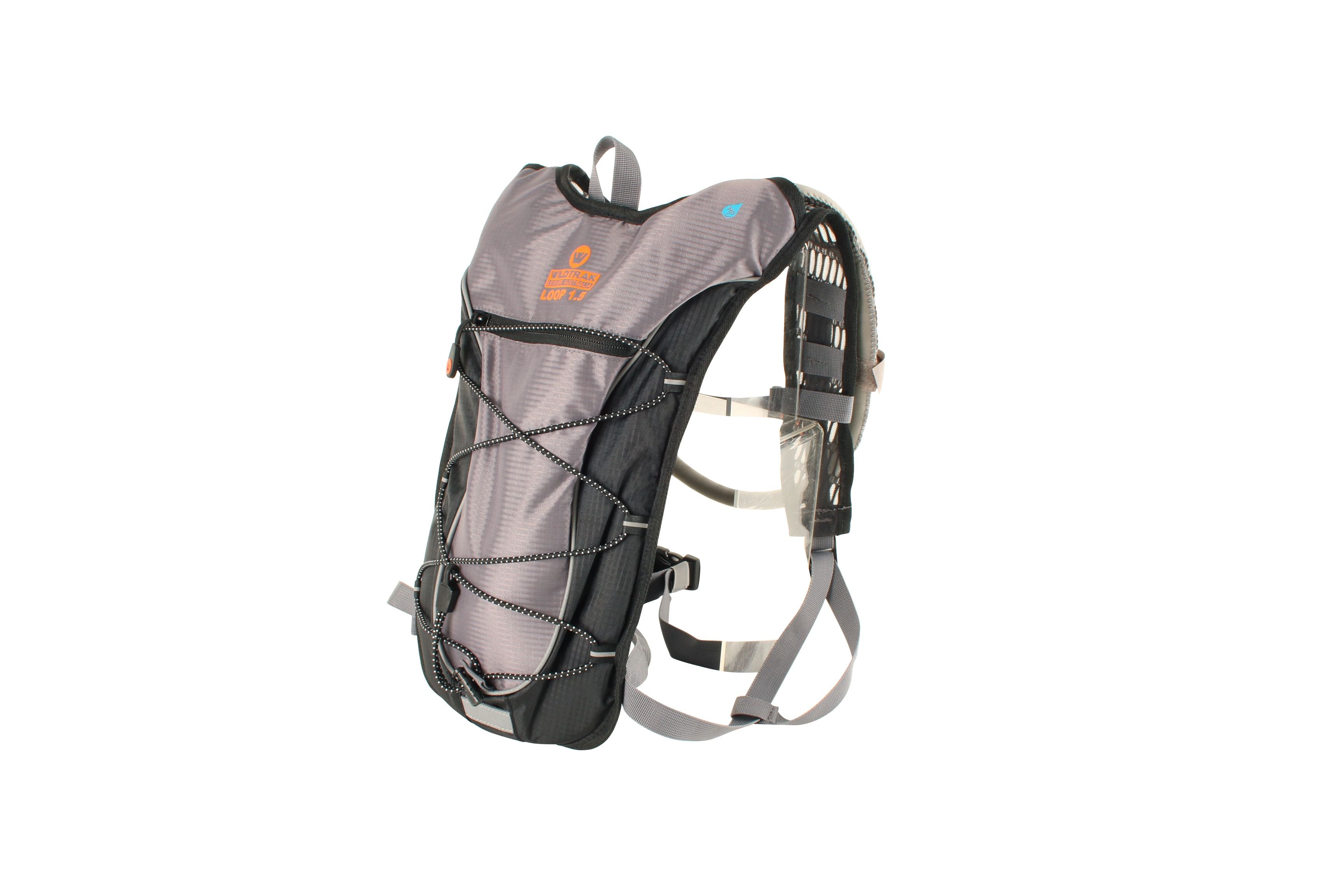 Wildtrak™  Trekker 1.5L Loop Hydration Backpack with Adjustable Chest and Shoulder Straps, Zipped Storage Pockets