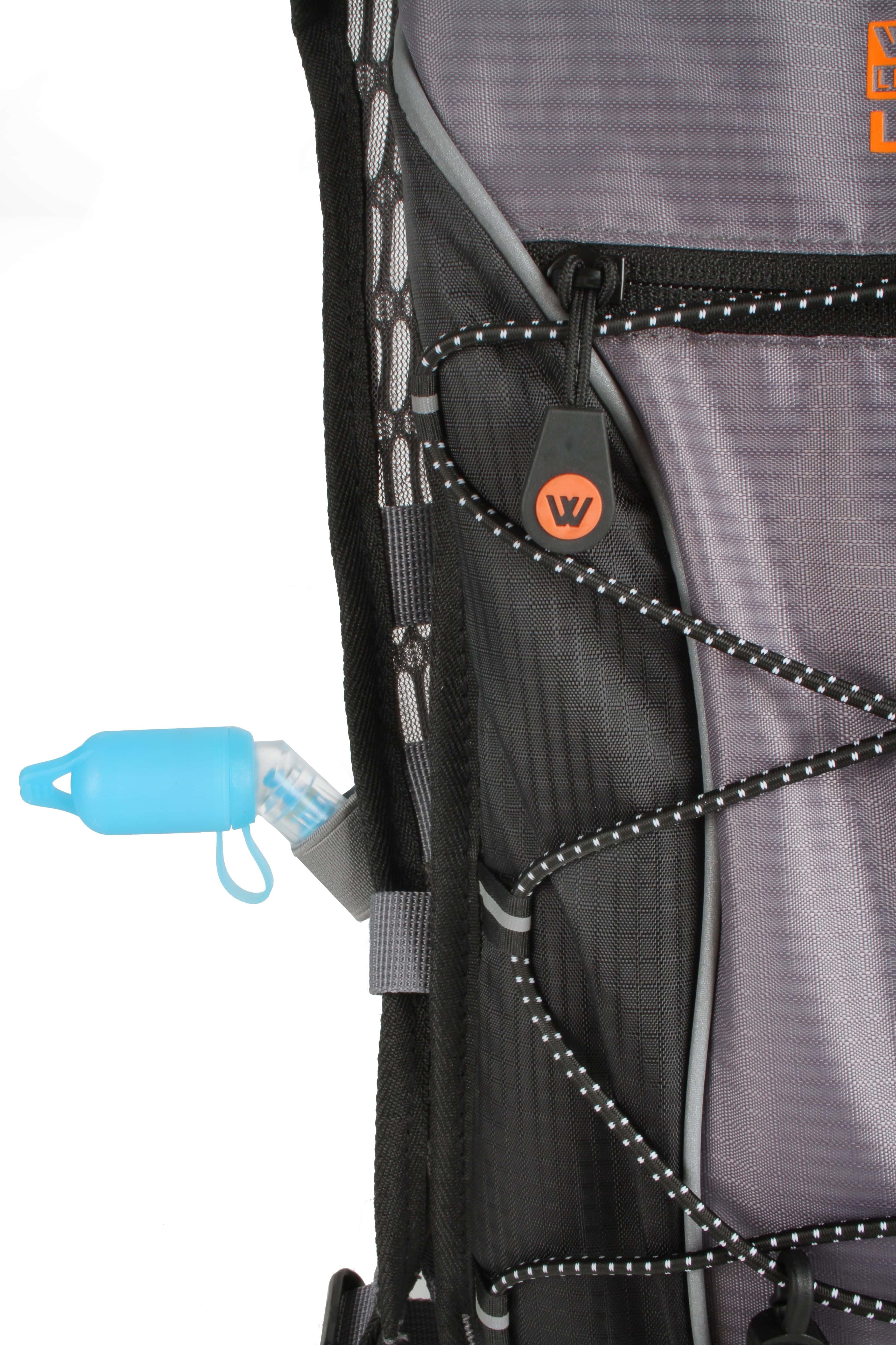 Wildtrak™  Trekker 1.5L Loop Hydration Backpack with Adjustable Chest and Shoulder Straps, Zipped Storage Pockets