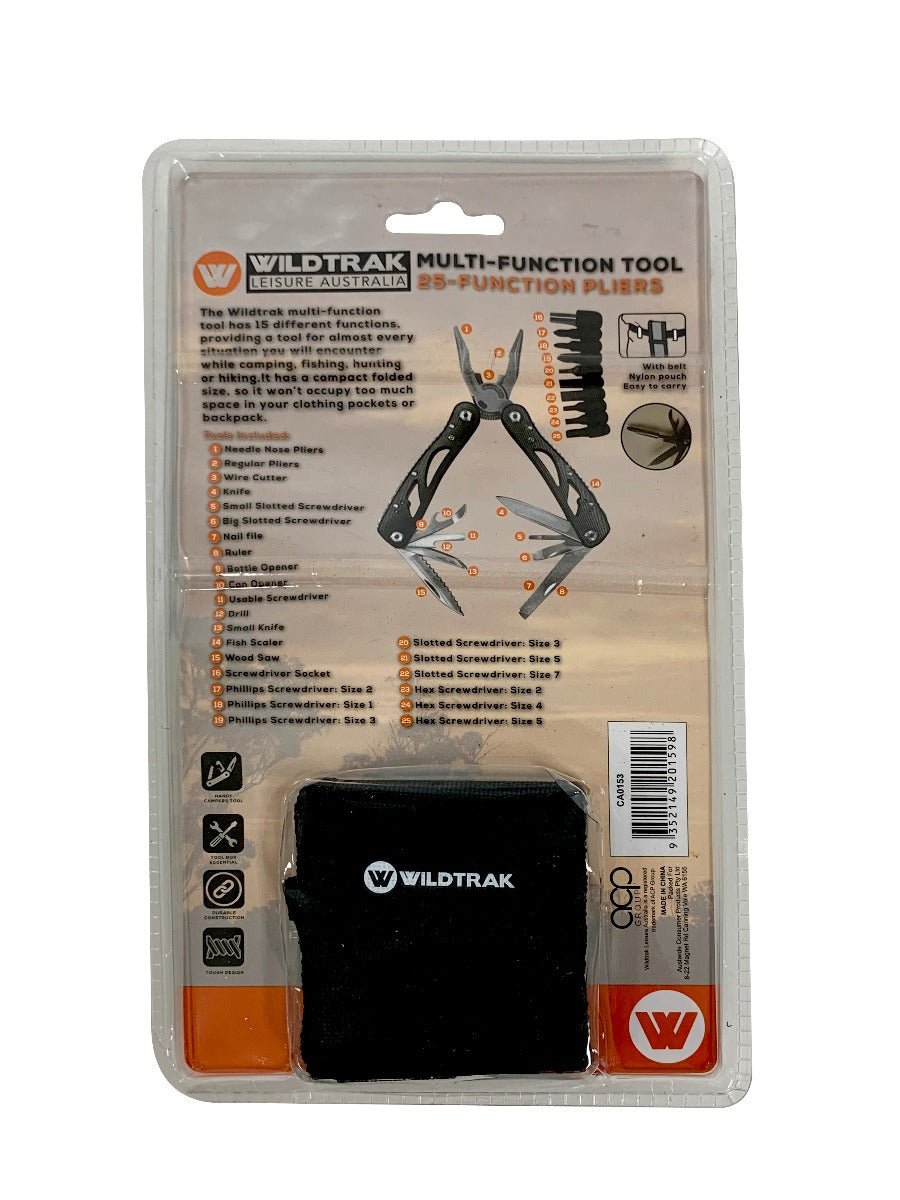 25 in 1 Multi Function Tool with Pliers