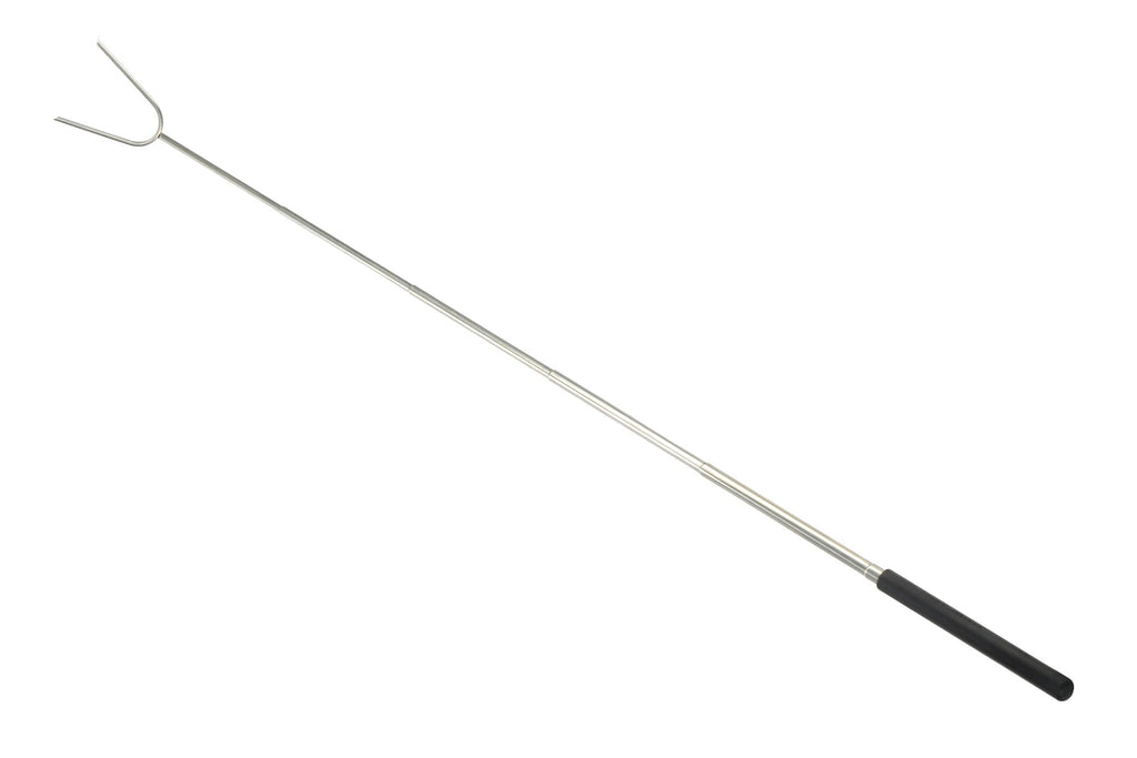 Twin Prong Extendable Campfire Fork with Handle 86cm - Cook Snags and Marshmallows