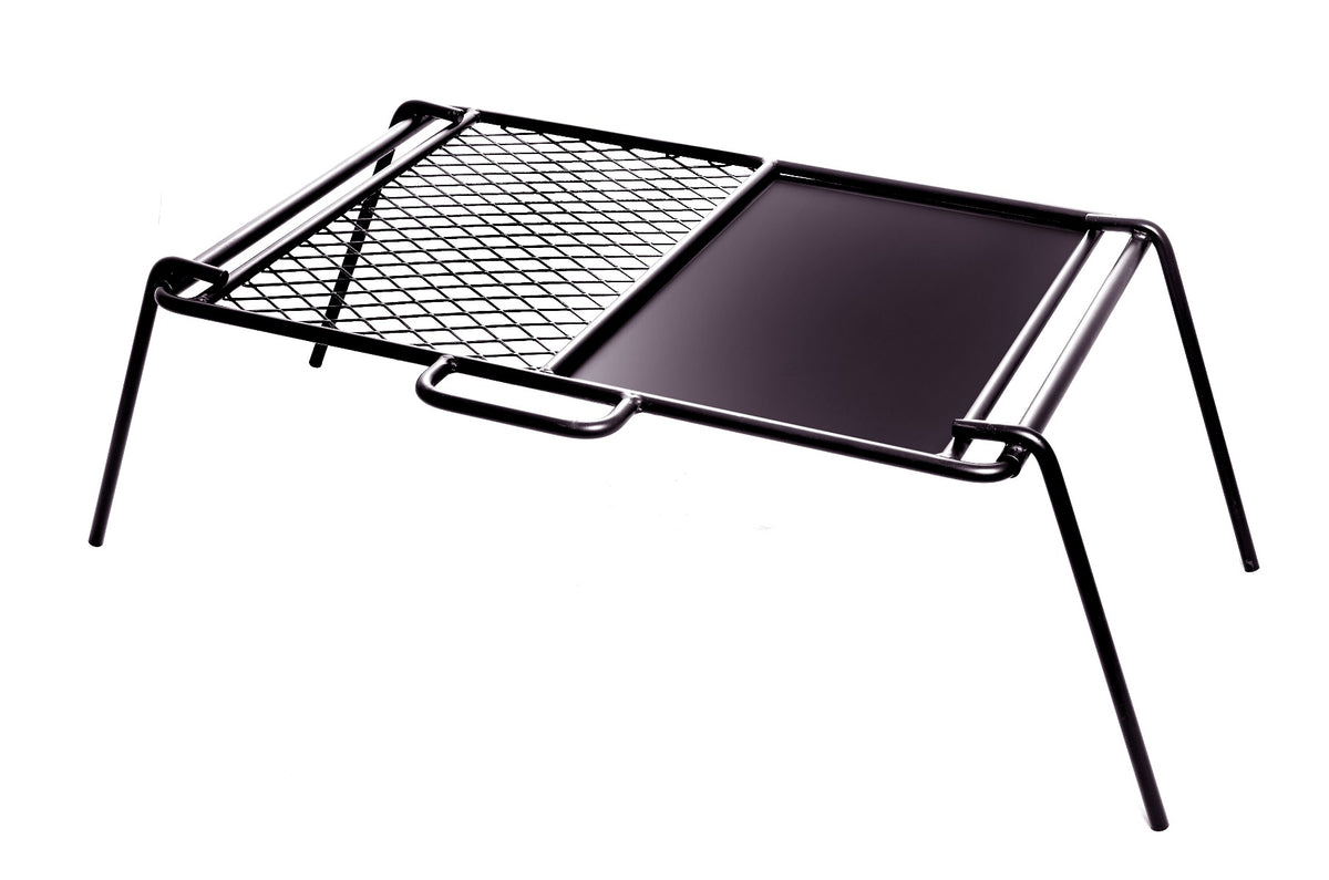 FLAT PLATE AND GRILL CAMP COOKER IN CARRY BAG 460 X 330 X 250MM