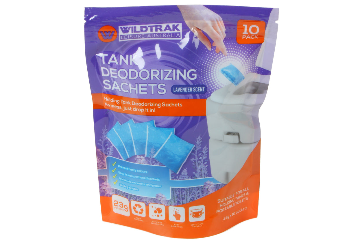 10pk Portable Toilet Tank Deodorising Sachets