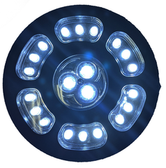 12CM MAGNETIC ROUND UFO STYLE LIGHT