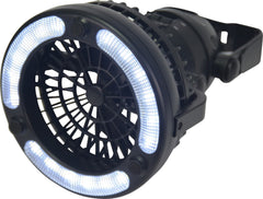 PORTABLE 2 IN 1 LED LIGHT AND FAN