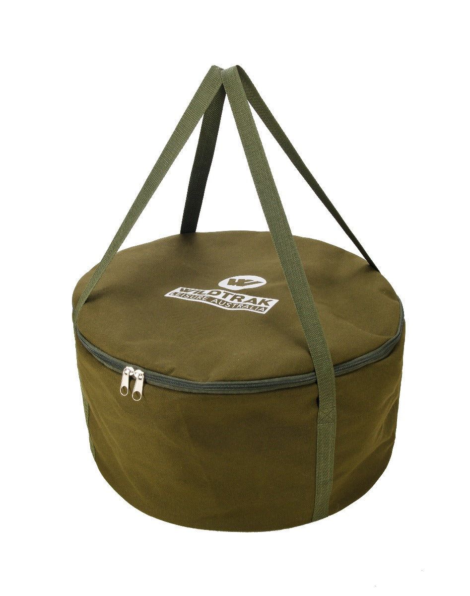 12 Quart Canvas Camp Oven Bag with Carry Handles