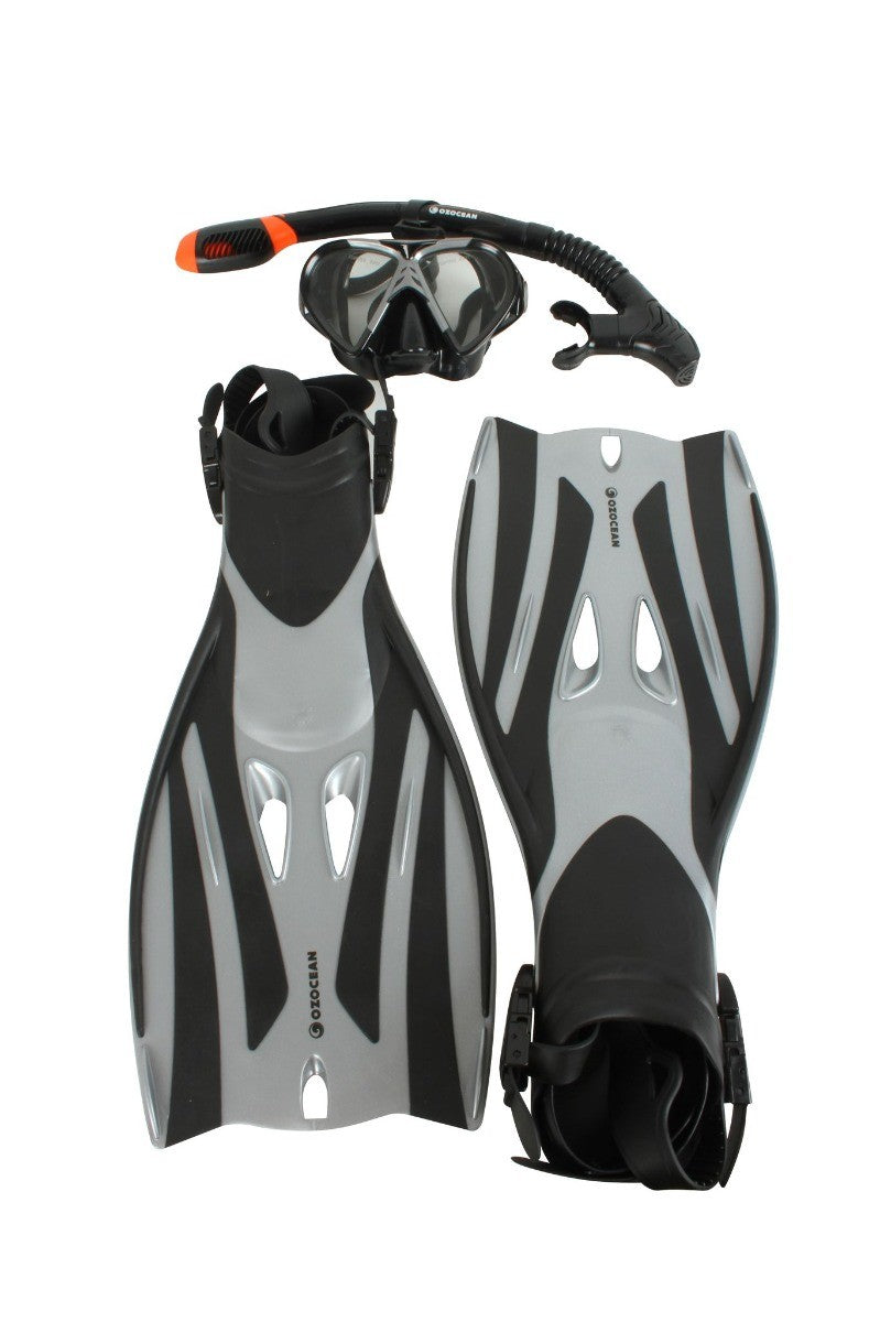MASK FIN and SNORKEL SET - ROTTO ADULT