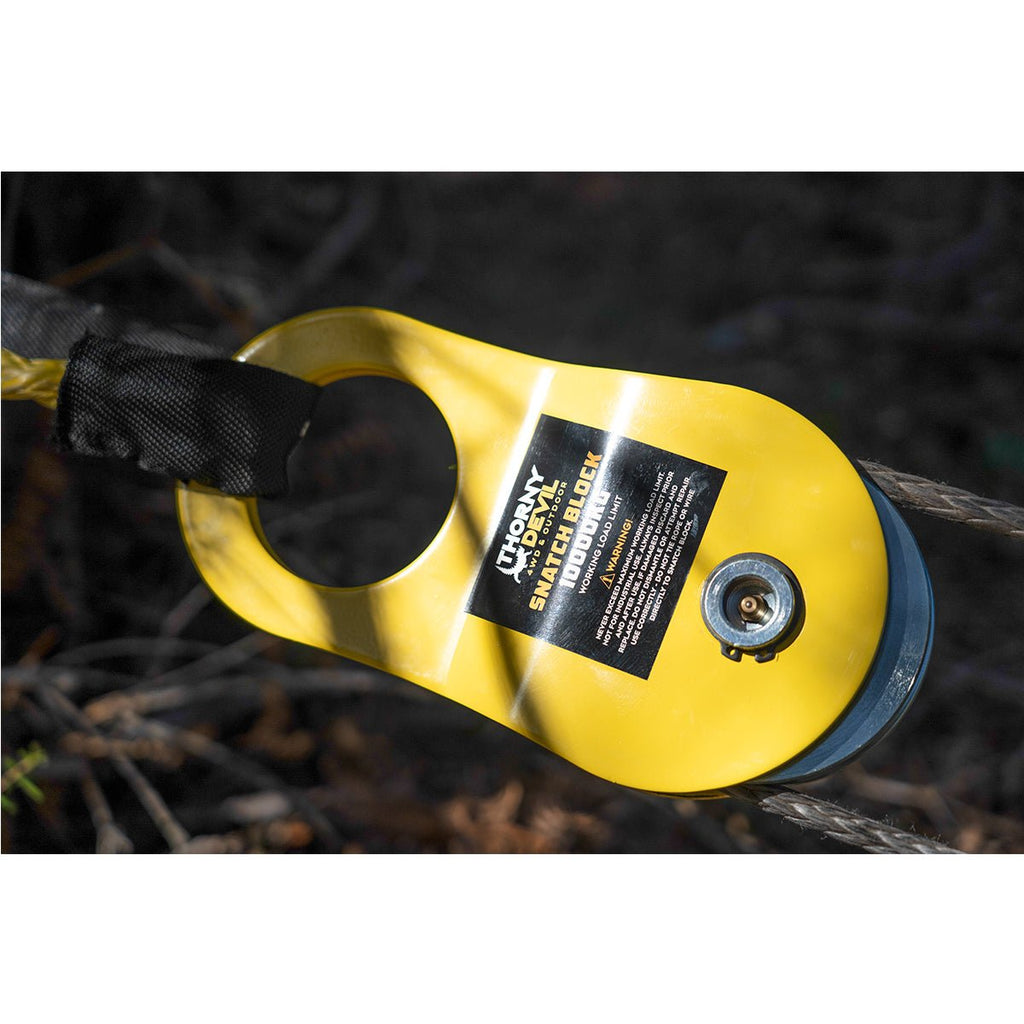 10T Snatch Block with Bag
